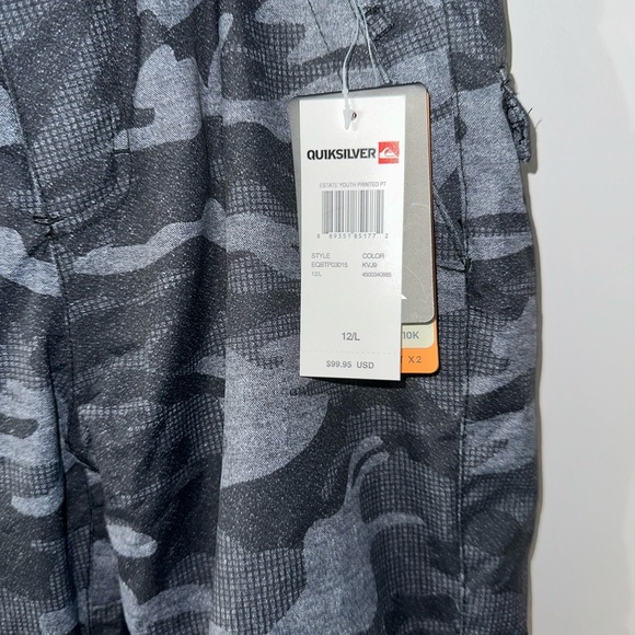 Quicksilver Boys Grey Camo Mountain Wear Winter Pants 12Y(L) NWT - Picture 9 of 9
